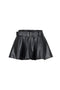 Vandal Faux Leather Mini Skirt